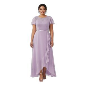 BeryLove Lavender Formal Cocktail Dress 2XL